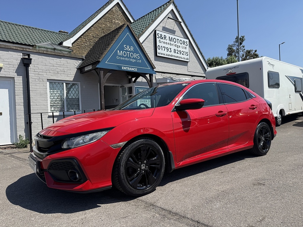Honda Civic Vtec Turbo Sr HJ17GWX Red #3