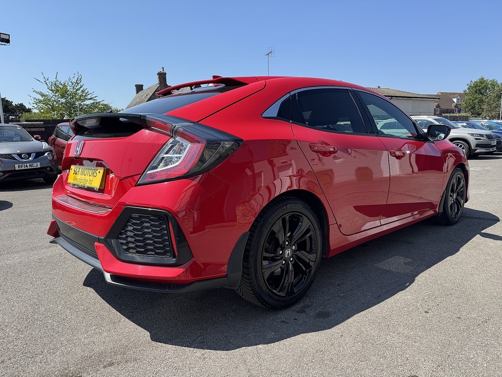 Honda Civic Vtec Turbo Sr HJ17GWX Red #4