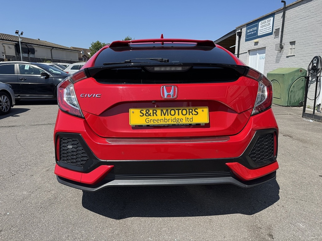 Honda Civic Vtec Turbo Sr HJ17GWX Red #5