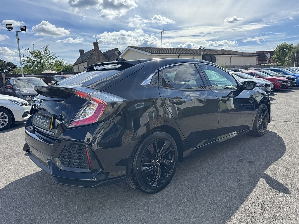 Honda Civic Vtec Turbo Sr Black #2