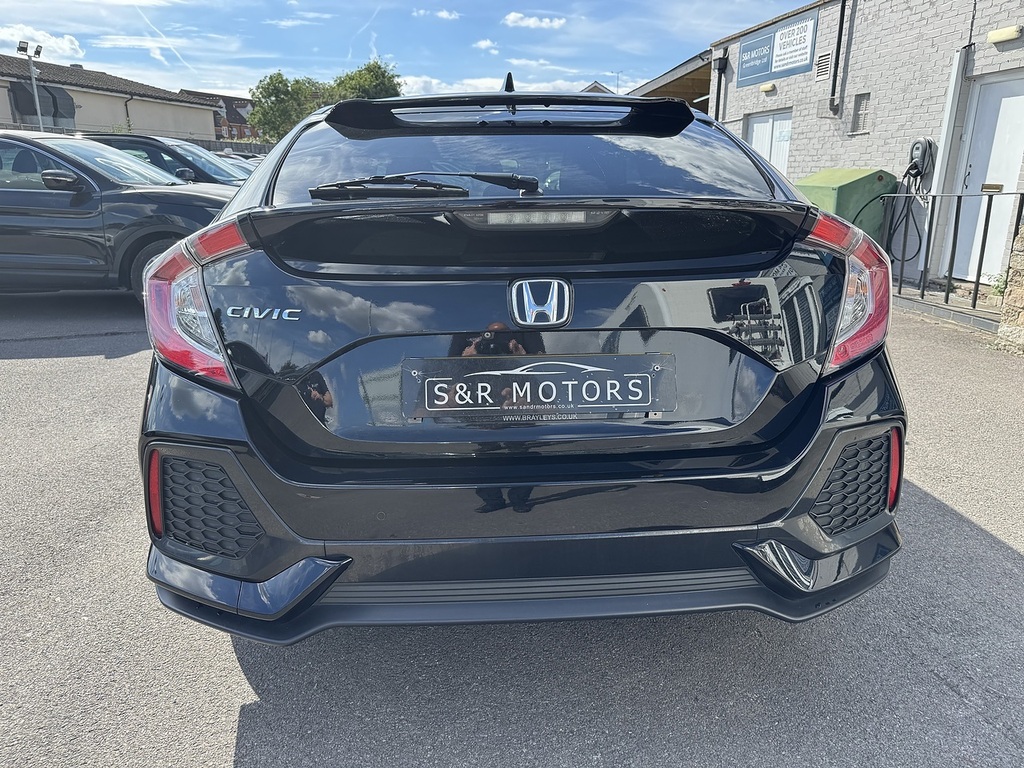 Honda Civic Vtec Turbo Sr Black #3
