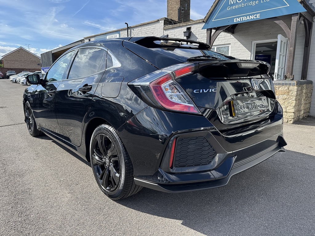 Honda Civic Vtec Turbo Sr Black #4