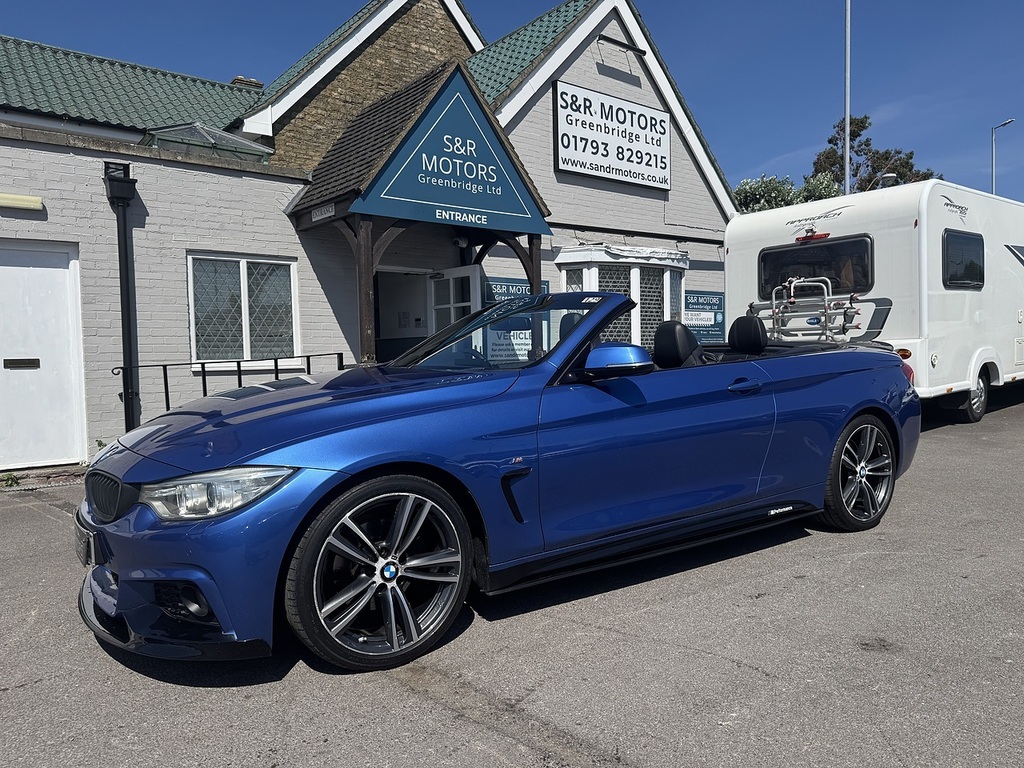 BMW 4 Series 420D M Sport Blue #3
