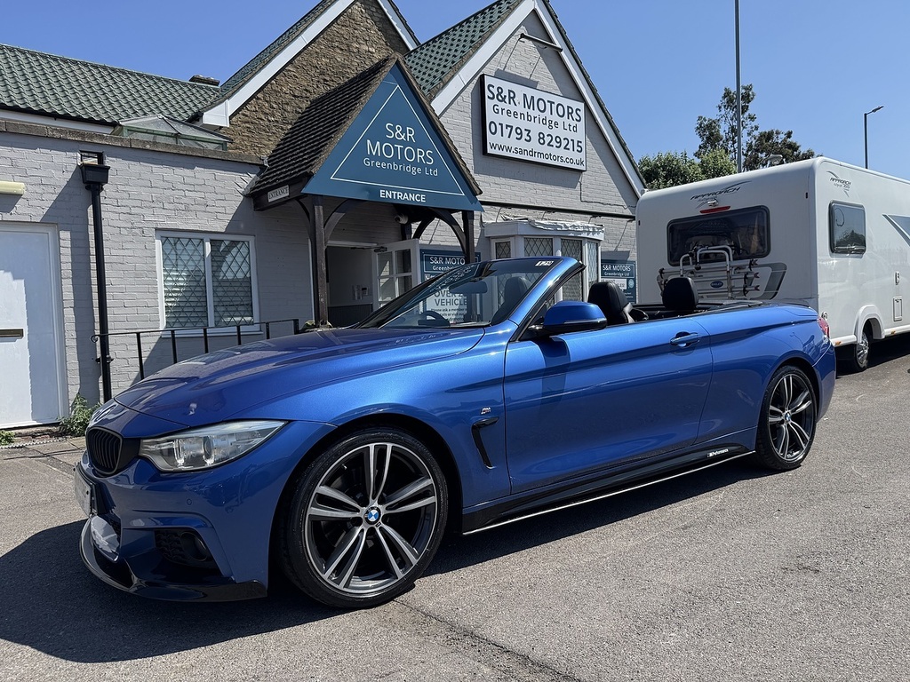 BMW 4 Series 420D M Sport Blue