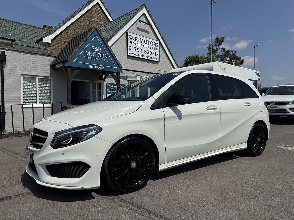 Mercedes-Benz B Class B200d Amg Line White