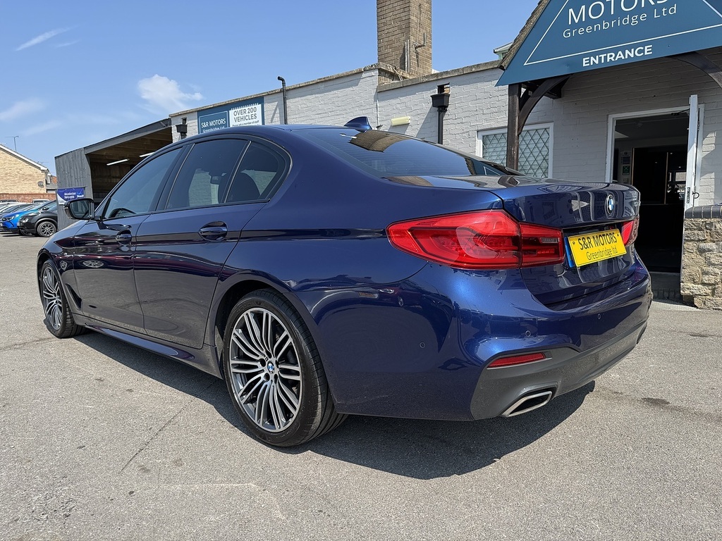 BMW 5 Series 530D M Sport PJ20YKW Blue #6