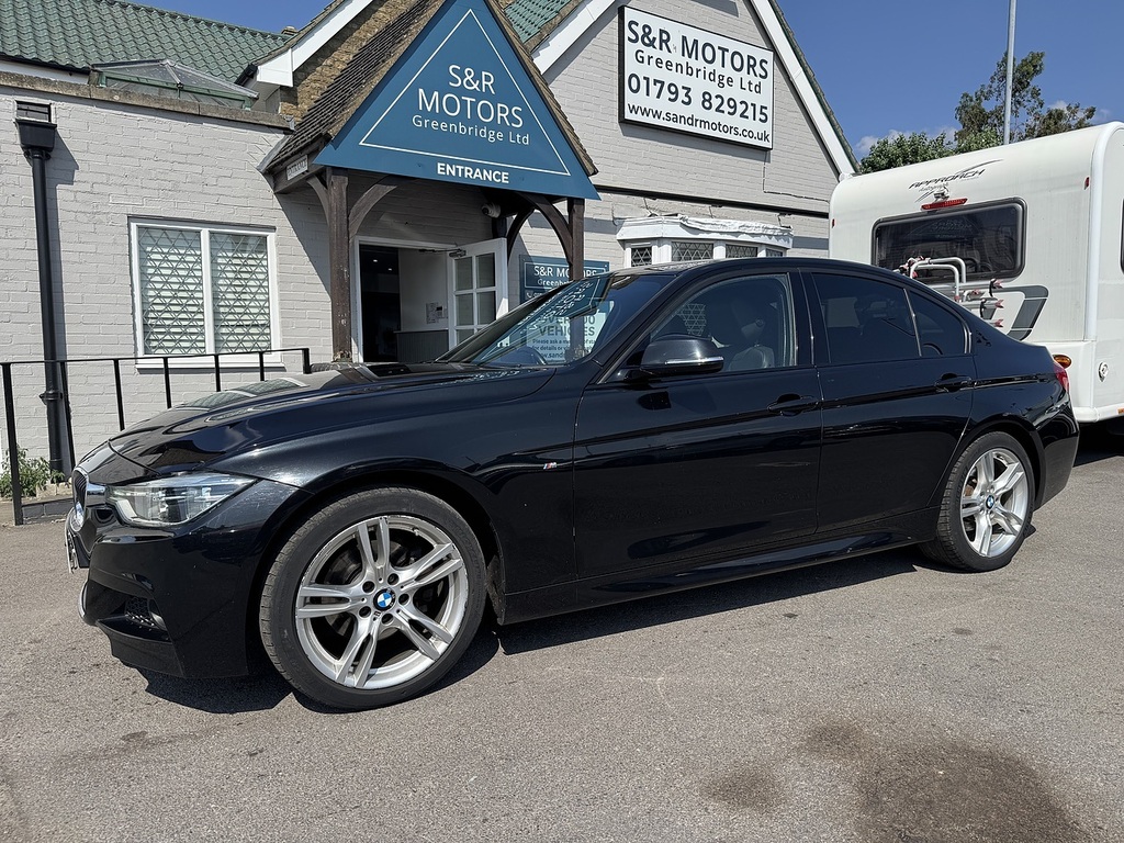 BMW 3 Series 320D M Sport KP68NFX Blue #3