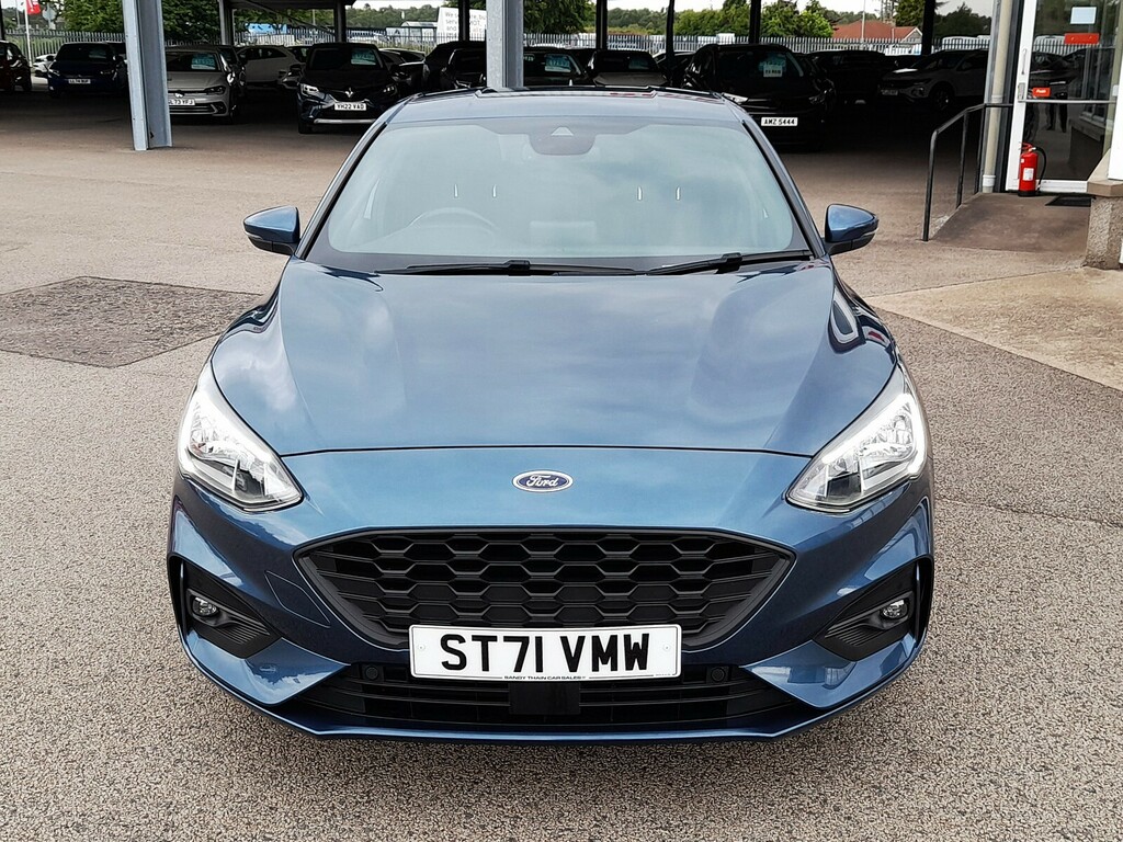 Ford Focus 1.0T 125 St-line Edition Mhev ST71VMW Blue #3
