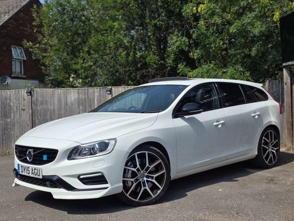 Volvo V60 D2 R-design Lux Nav U1069 White #14