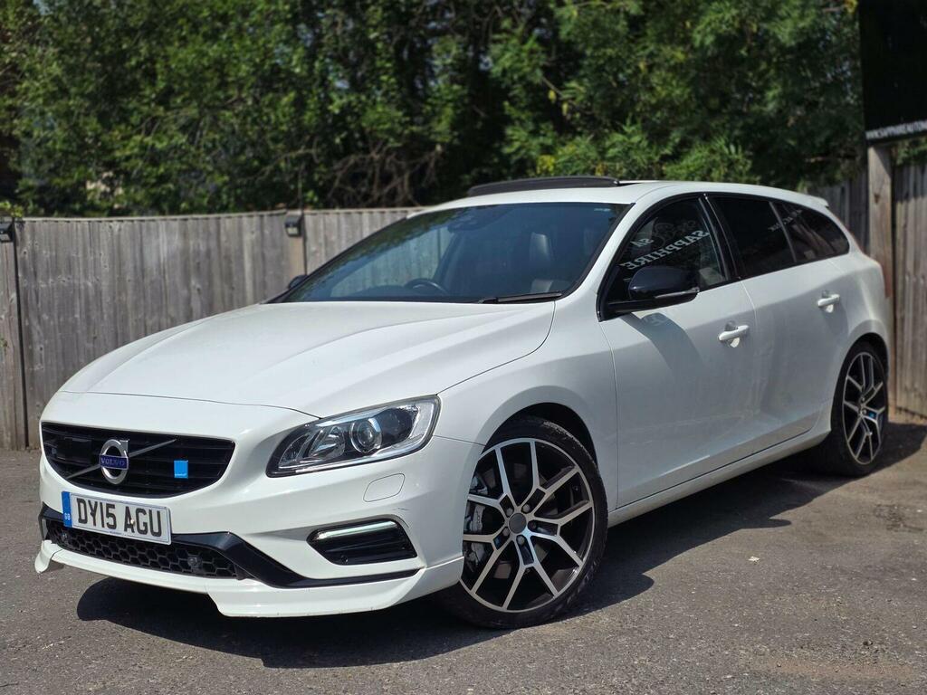Volvo V60 D2 R-design Lux Nav U1069 White #13