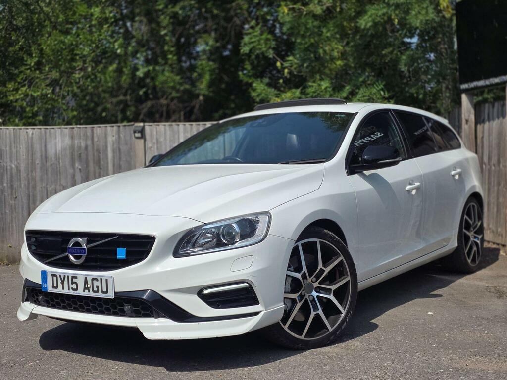 Volvo V60 D2 R-design Lux Nav U1069 White #12