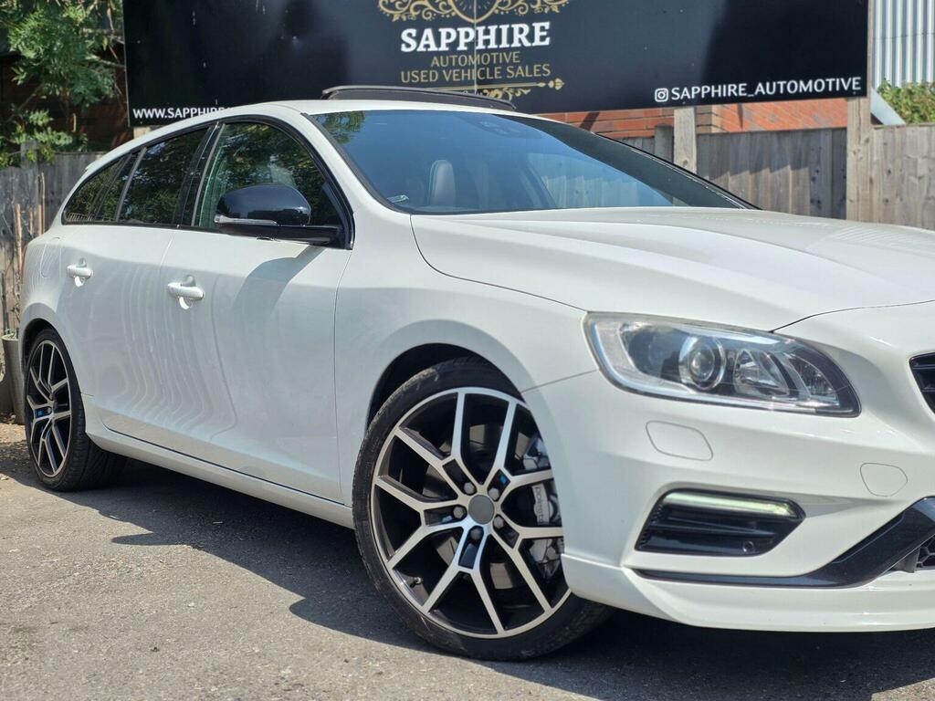 Volvo V60 D2 R-design Lux Nav U1069 White #9