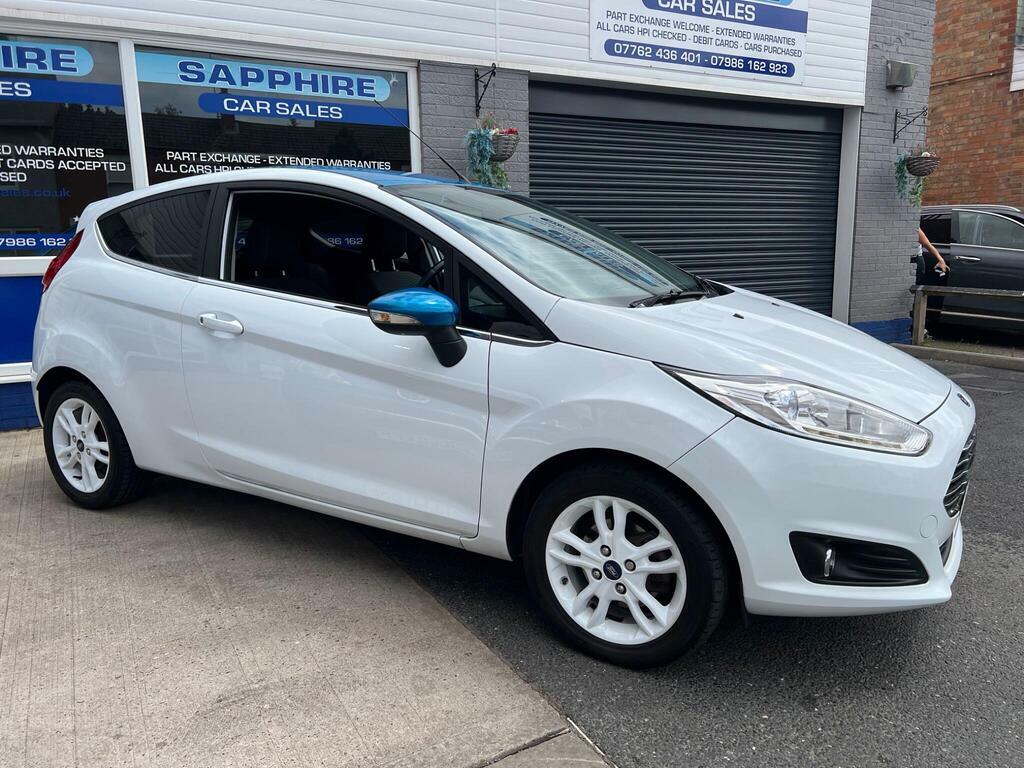 Ford Fiesta 1.25 Zetec White Edition Euro 6 White #2