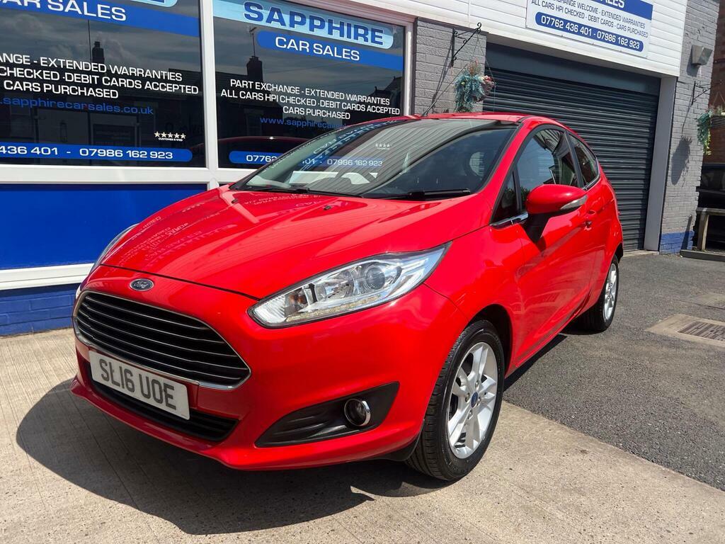 Ford Fiesta 1.25 Zetec Euro 6 Red #4