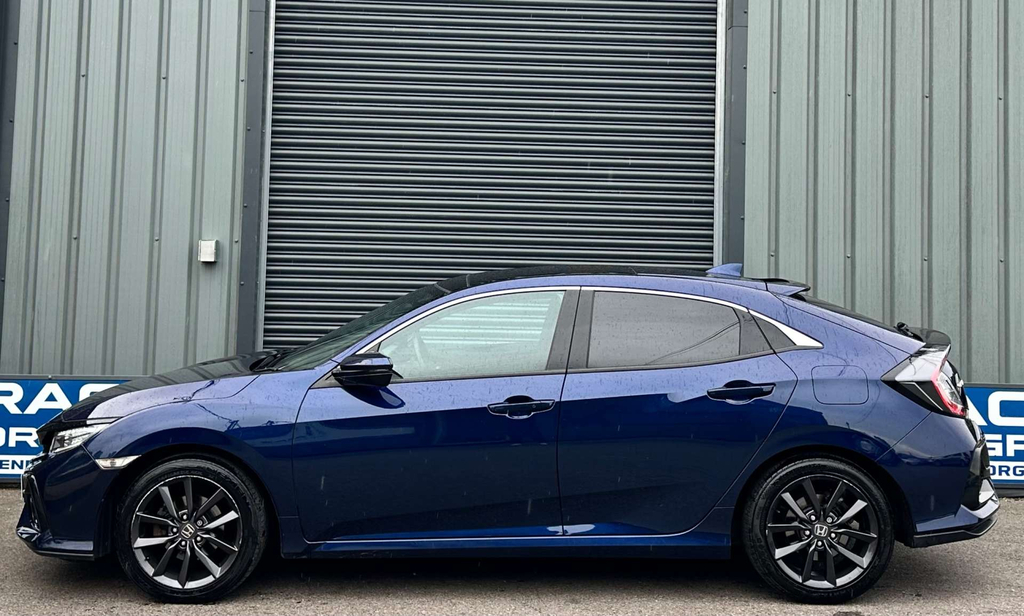 Honda Civic Ex Vtec Cvt Blue #5