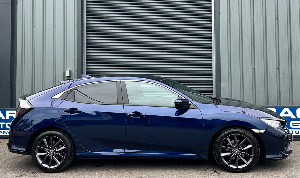 Honda Civic Ex Vtec Cvt Blue #4
