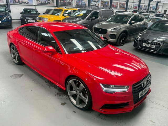 Audi A7 3.0 Tdi V6 Black Edition Sportback S Tronic Quattr Red #2