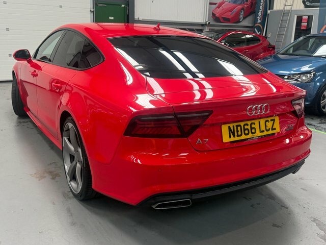 Audi A7 3.0 Tdi V6 Black Edition Sportback S Tronic Quattr Red #5