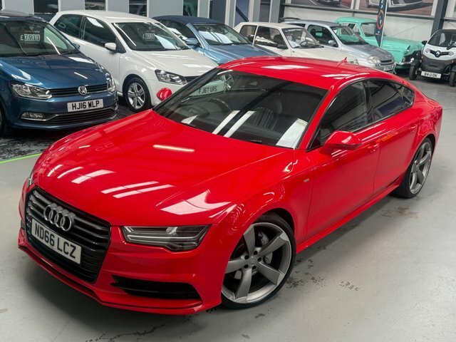 Audi A7 3.0 Tdi V6 Black Edition Sportback S Tronic Quattr Red