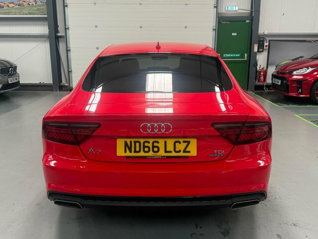 Audi A7 3.0 Tdi V6 Black Edition Sportback S Tronic Quattr Red #6