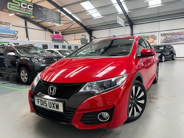 Honda Civic 1.8 I-vtec Se Plus Euro 6 S S Red #6