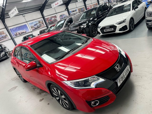 Honda Civic 1.8 I-vtec Se Plus Euro 6 S S Red