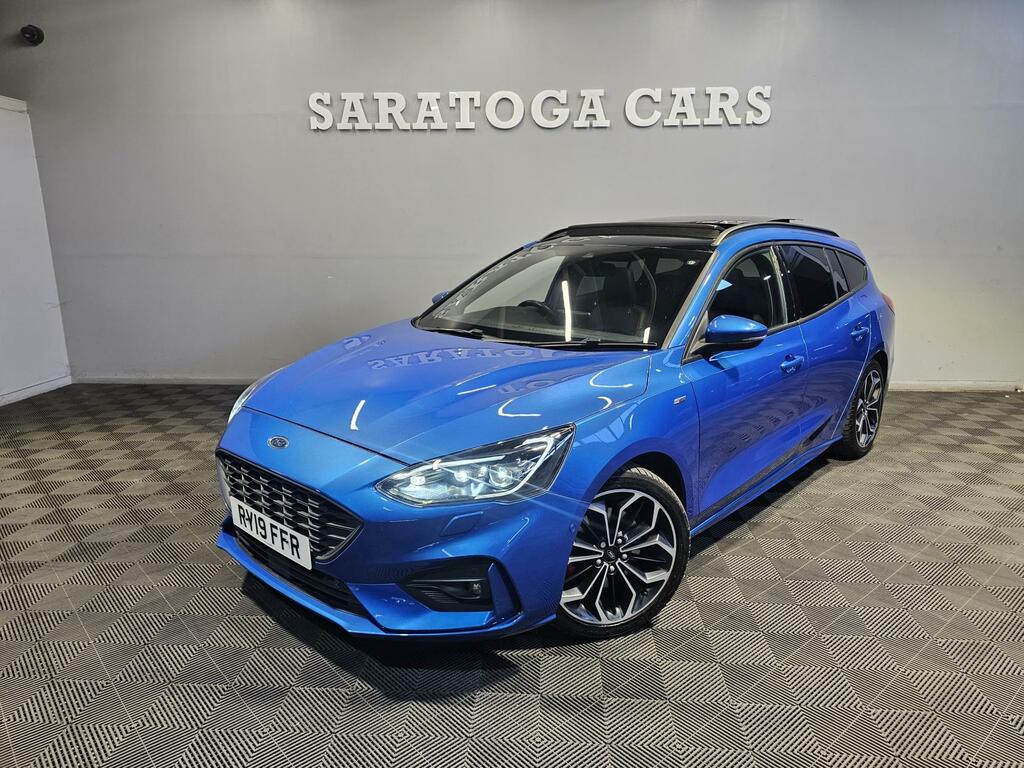 Ford Focus St-line X Blue #4