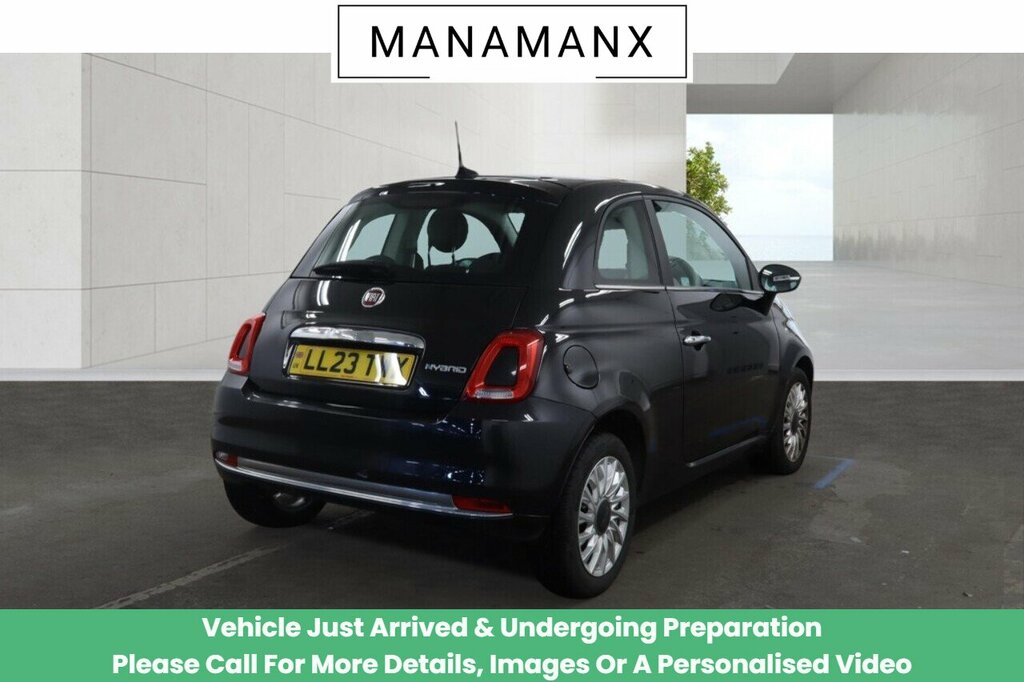 Fiat 500 Mhev Black #5