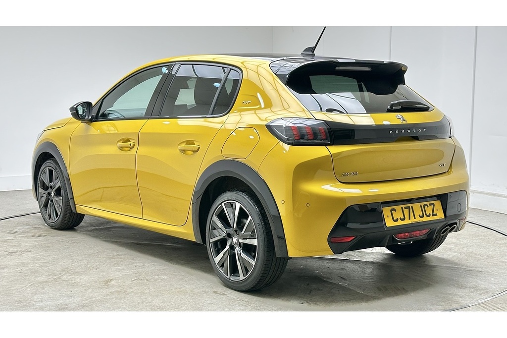 Peugeot 208 Puretech Gt Premium CJ71JCZ Yellow #5