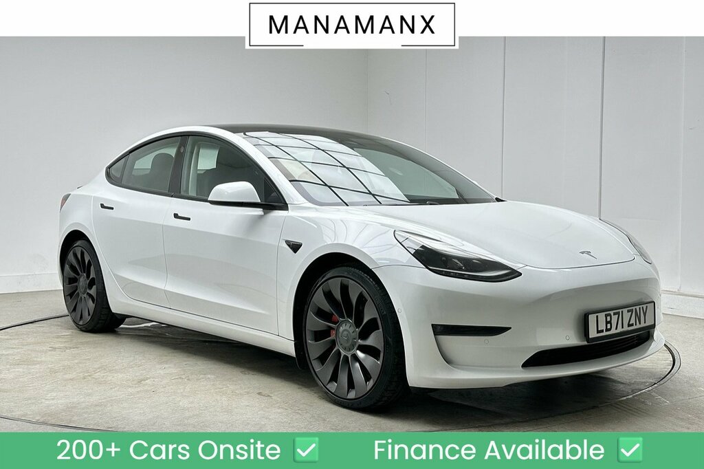 Tesla Model 3 Performance White