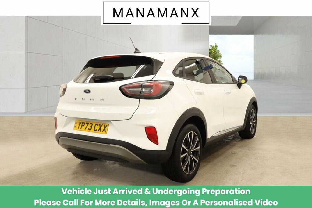 Ford Puma T Ecoboost Mhev Titanium YP73CXX White #5