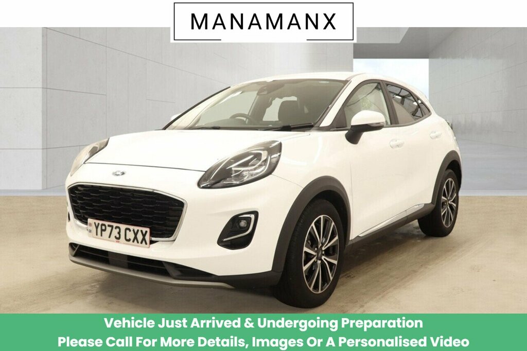 Ford Puma T Ecoboost Mhev Titanium YP73CXX White #4