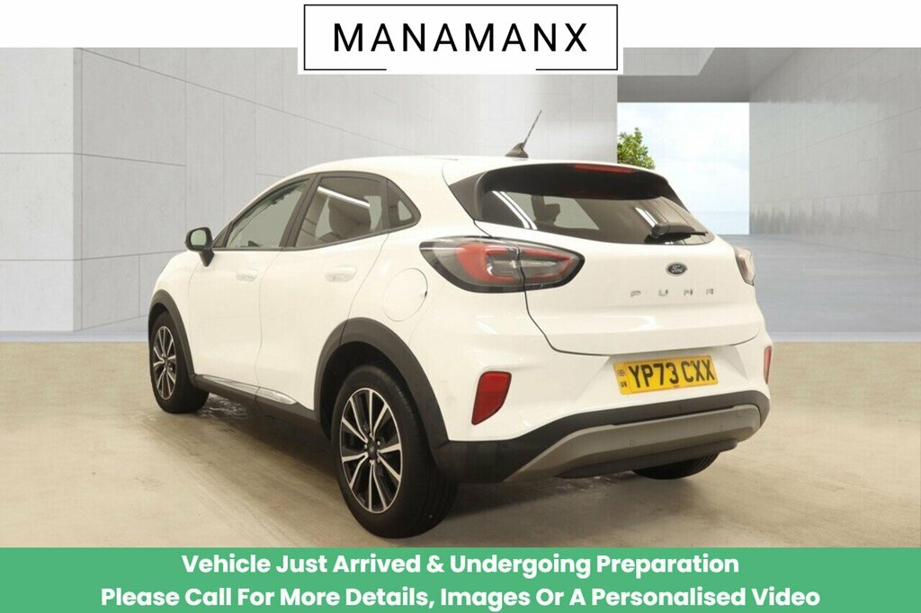 Ford Puma T Ecoboost Mhev Titanium YP73CXX White #2