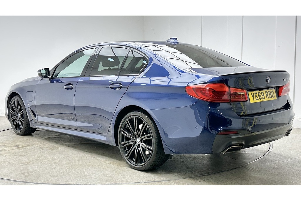 BMW 5 Series 530E M Sport Blue #5