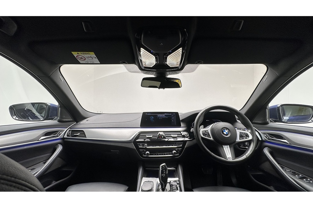 BMW 5 Series 530E M Sport Blue #2
