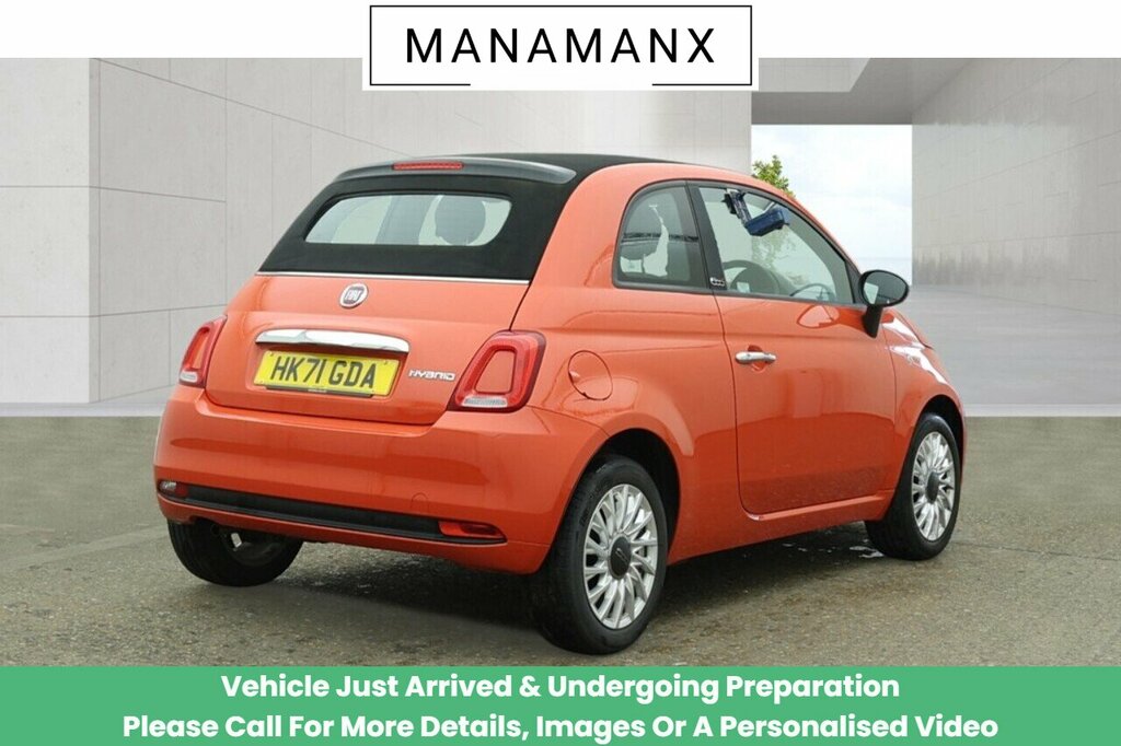 Fiat 500C Mhev Pop Orange #5