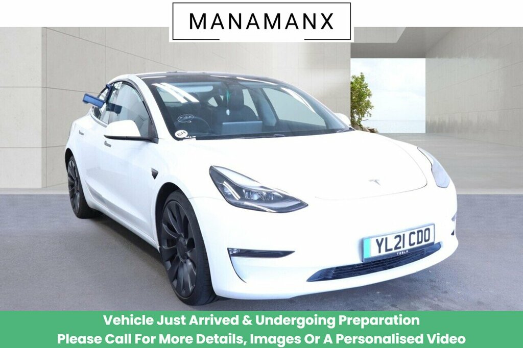 Tesla Model 3 Performance White