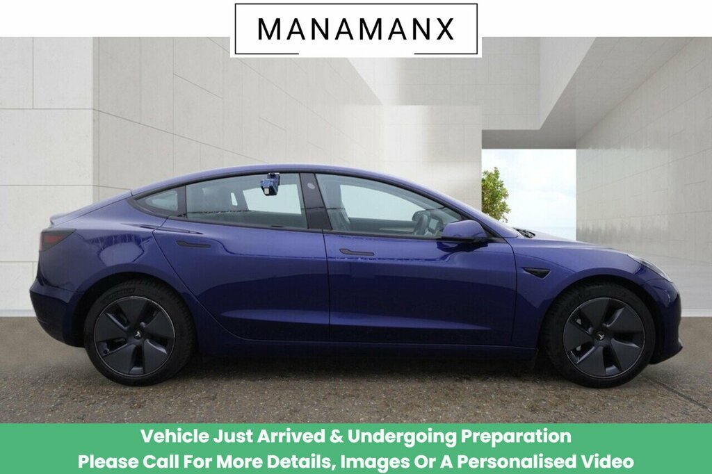 Tesla Model 3 Saloon Blue #6