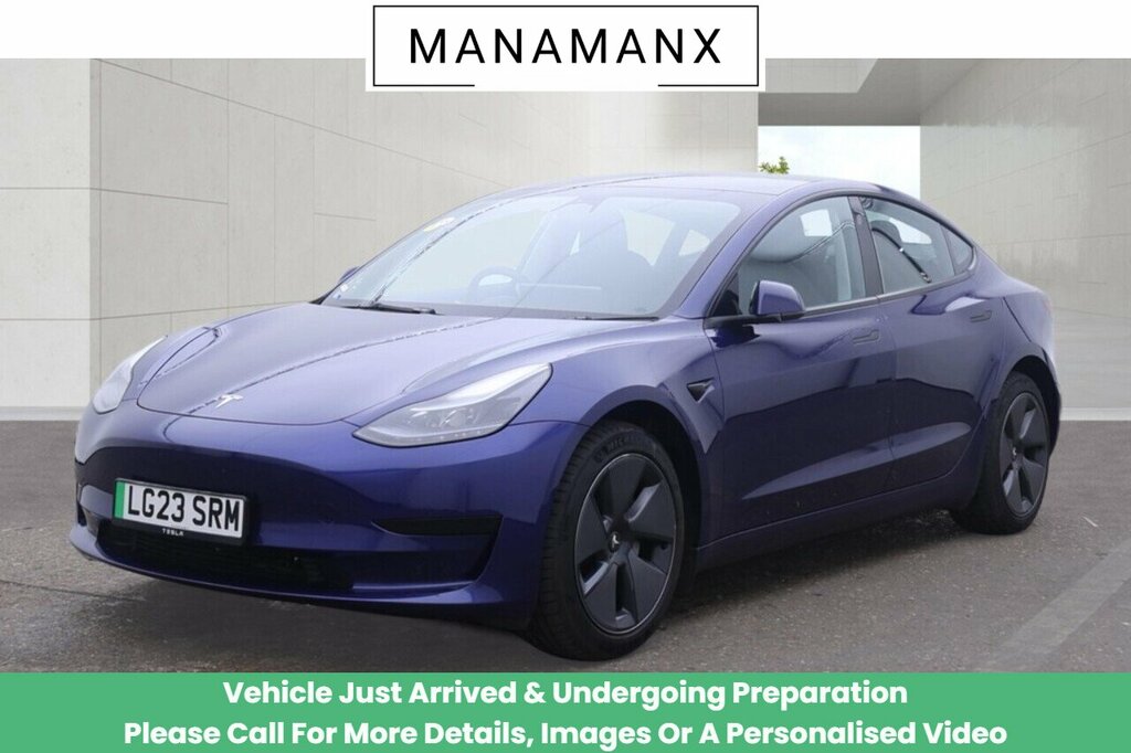 Tesla Model 3 Saloon Blue #4