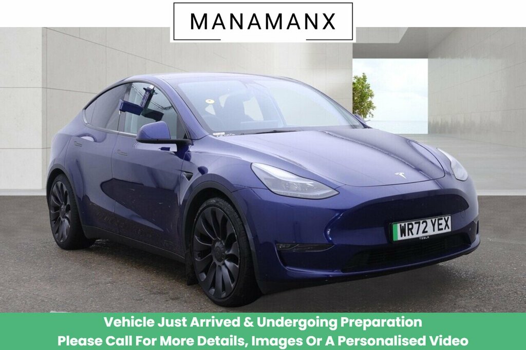 Tesla Model Y Performance Blue