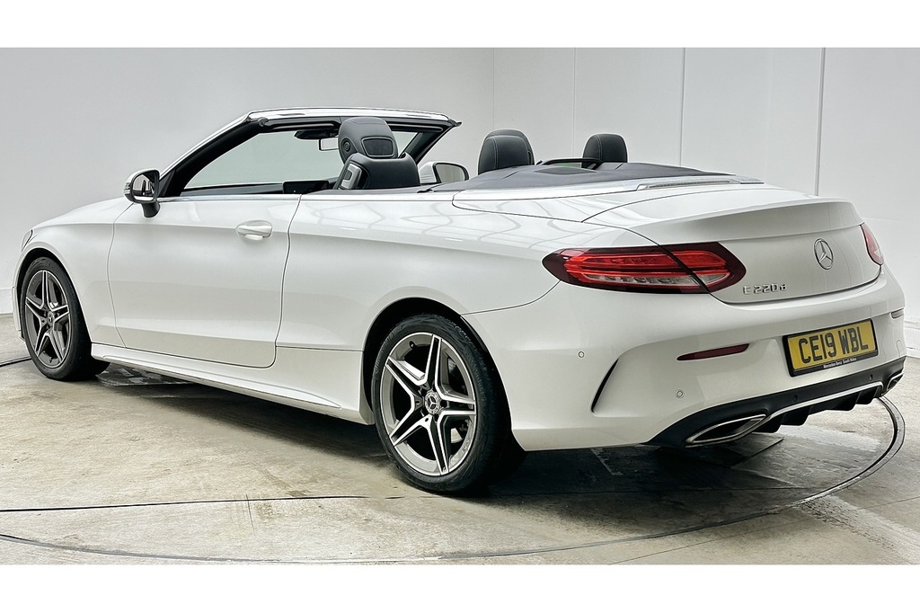 Mercedes-Benz C Class C220d Amg Line White #5