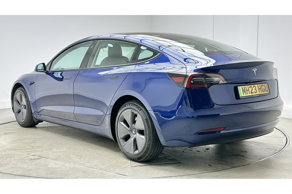 Tesla Model 3 Saloon Blue #4