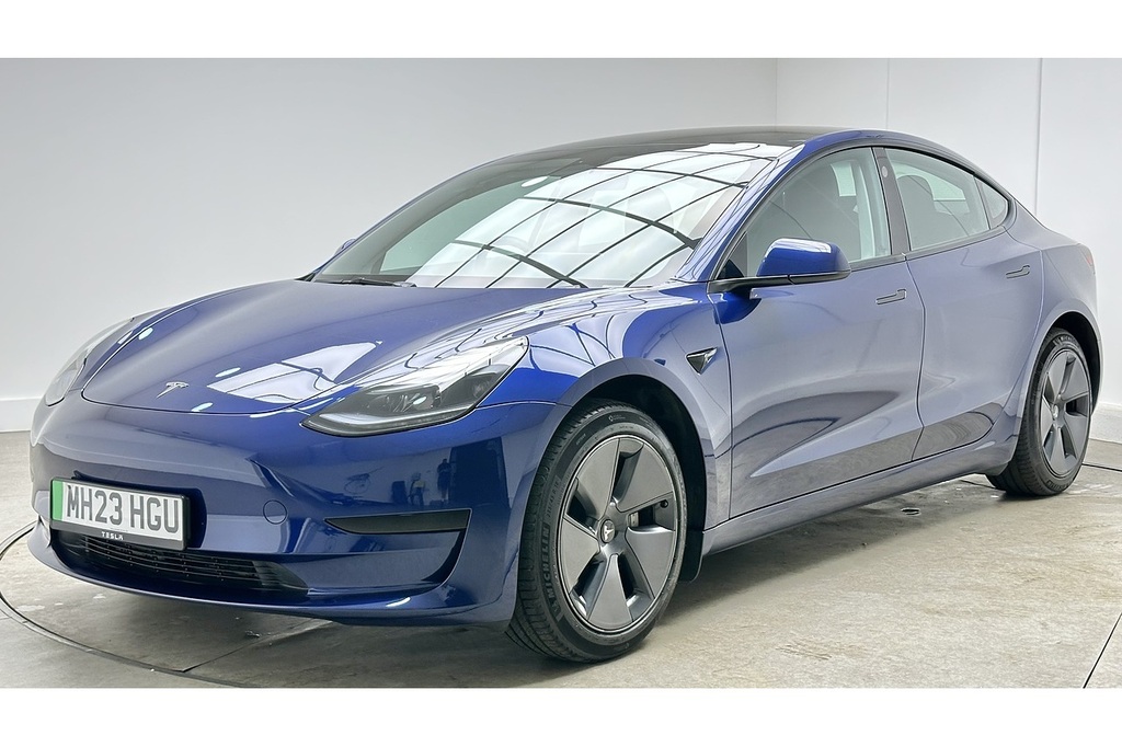 Tesla Model 3 Saloon Blue #6