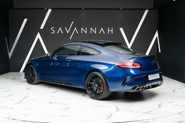Mercedes-Benz C Class 2019 4.0 C63 V8 Biturbo Amg S Premium Plus Coupe Blue #3