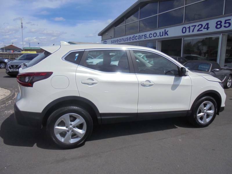 Nissan Qashqai 1.5 Dci 115 Acenta Premium - 2019 69 KU69VVD White #6