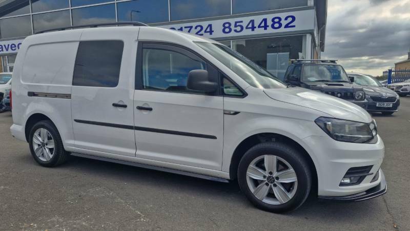 Volkswagen Caddy Maxi 2.0 Tdi 102Ps Kombi Van White #2