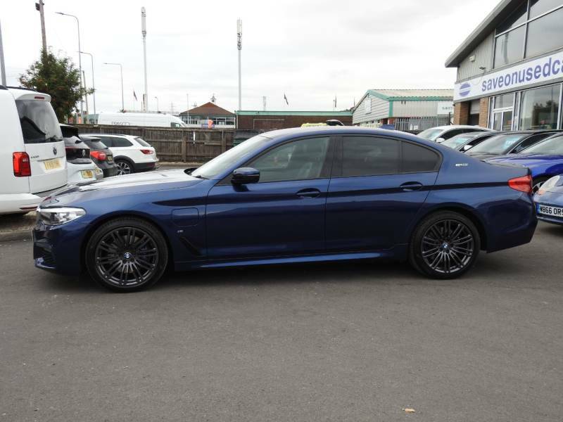 BMW 5 Series 530E M Sport Blue #3