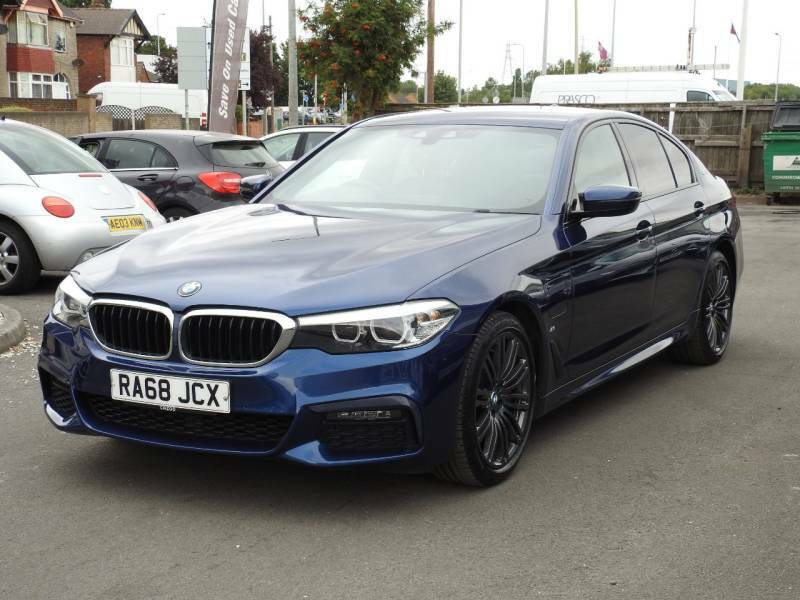 BMW 5 Series 530E M Sport Blue #6