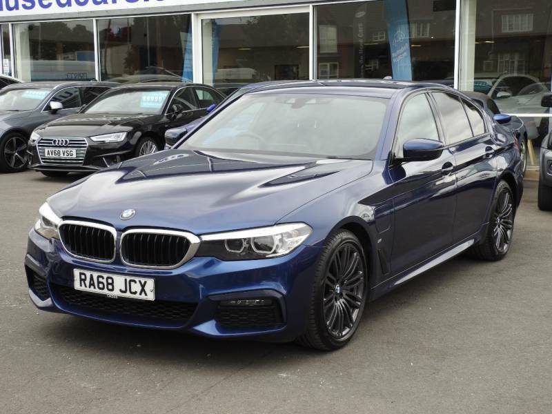 BMW 5 Series 530E M Sport Blue #2