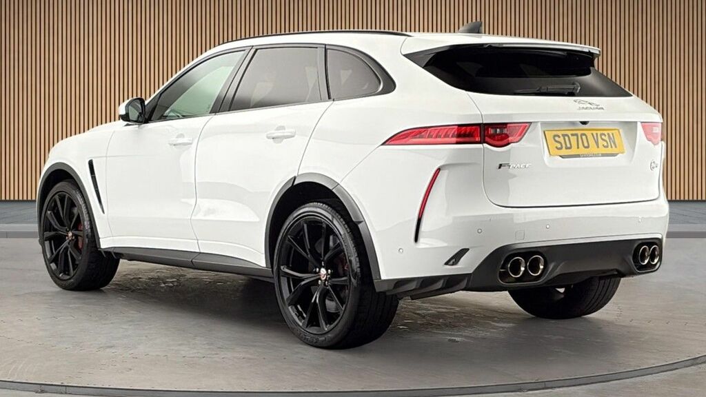 Jaguar F-Pace 5.0 V8 Svr Suv Quickshift Awd Euro 6 S SD70VSN White #2
